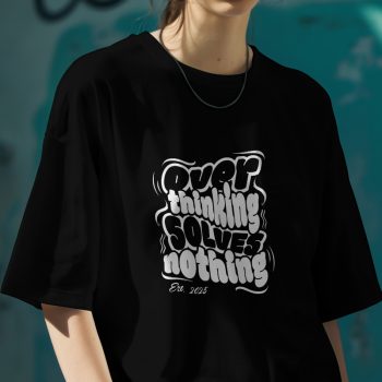 Men's Black Stylish T-Shirt